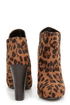 Madden Girl Zelouss Leopard Print High Heel Ankle Boots
