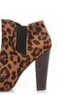 Madden Girl Zelouss Leopard Print High Heel Ankle Boots