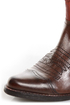 Mia Richwood Brown and Orange Two-Tone Leather Cowboy Boots