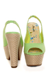 Machi Anita Mint Green Slingback Platform Heels