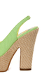 Machi Anita Mint Green Slingback Platform Heels
