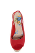 Machi Anita Red Slingback Platform Heels