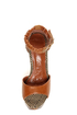 Mona Mia Trinidad Tan Woven Platform Heels