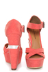 Michael Antonio Studio George Coral Platform Wedges