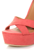 Michael Antonio Studio George Coral Platform Wedges