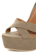 Michael Antonio Studio George Taupe Platform Wedges