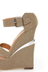 Michael Antonio Studio George Taupe Platform Wedges