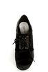 Michael Antonio Studio Medford Black Pony Fur Lace-Up Platforms