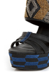 Michael Antonio Studio Taraji Black Beaded Platform Heels