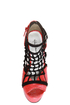 Michael Antonio Studio Townsend-Rep Red Metallic Cage Heels