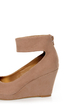Mixx Agnes Sand Suede Anklewrap Wedges