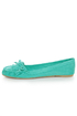 Mixx Penny 09 Green Kiltie Moccasin Flats