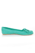 Mixx Penny 09 Green Kiltie Moccasin Flats