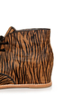 Matiko Sharon Zebra Pony Fur Lace-Up Wedge Sneakers