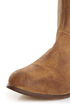 Naughty Monkey Bullet Beige Leather Laced Back Riding Boots