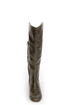 Not Rated Battlefront Khaki Snap Button-Studded OTK Riding Boots