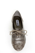 Not Rated Hot Stepper Pewter Studded Cap-Toe Oxfords