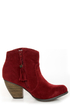 O\\\\\\\'Neill Raleigh Garnet Red Side-Stitched Ankle Booties