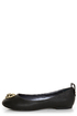 Promise Barbosa Black Skull Charm Ballet Flats