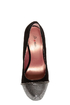 Promise Marino Black Metallic Cap-Toe Platform Pumps
