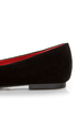 Promise Emporium Black & Silver Cap-Toe Ballet Flats