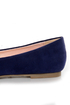 Promise Emporium Blue & Silver Cap-Toe Ballet Flats