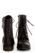 Promise Faith Black Studded Lace-Up Combat Boots