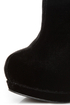 Promise Kailin Black Velvet Platform Booties