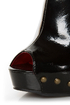 Promise Lewi Black Patent Cutout Shootie Pumps