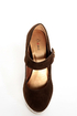 Promise Marciana Chocolate Snake Print Mary Jane Platform Pumps