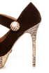 Promise Marciana Chocolate Snake Print Mary Jane Platform Pumps