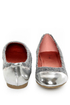 Promise Montreal Grey Sparkle Tweed Cap-Toe Flats