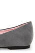 Promise Neon Grey Rhinestone Studded Ballet Flats