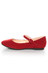 Promise Sakova Red Mary Jane Ballet Flats