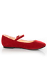 Promise Sakova Red Mary Jane Ballet Flats