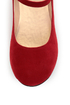 Promise Sakova Red Mary Jane Ballet Flats