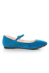 Promise Sakova Teal Blue Mary Jane Ballet Flats