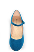 Promise Sakova Teal Blue Mary Jane Ballet Flats