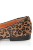 Promise Zadina Leopard Pony Fur Studded Smoking Slipper Flats