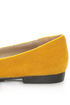Promise Zadina Mustard Suede Studded Smoking Slipper Flats