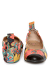 Penny Loves Kenny Nelly Black Multi Sparkle Print Cap Toe Flats