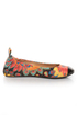Penny Loves Kenny Nelly Black Multi Sparkle Print Cap Toe Flats