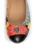 Penny Loves Kenny Nelly Black Multi Sparkle Print Cap Toe Flats