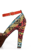 Pink & Pepper Leilla Brown Multi Southwest Print Platform Heels