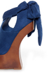 Privileged Ferra Royal Blue Tie-Back Shootie Heelless Platforms