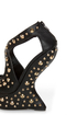 Privileged Karvis Black Studded Heelless Platforms
