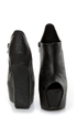 Privileged Keaton Black Shootie Heelless Platforms