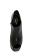 Privileged Keaton Black Shootie Heelless Platforms