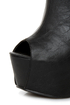 Privileged Keaton Black Shootie Heelless Platforms
