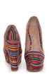 Privileged Kimmy Multi Guatemala Stripe Platform Wedges